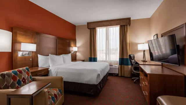 غرفة بسرير كينج لذوي الإعاقة، Best Western Cannon A.F.B. Clovis 4/6