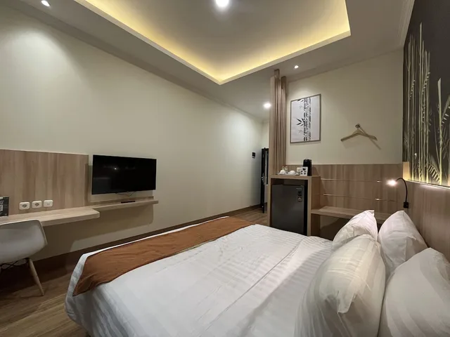 غرفة بريميير بسرير كينج بشرفة، D'Bamboo Suites 3/10
