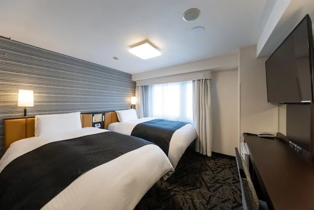 غرفة بسريرين منفصلين للمدخنين، Apa Hotel Kyotoeki Horikawadori 3/8