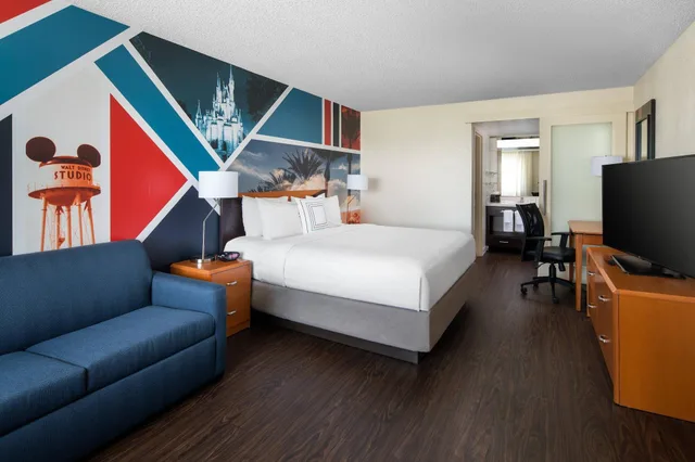 غرفة بسرير مزدوج، Fairfield Inn By Marriott Anaheim Resort 5/10