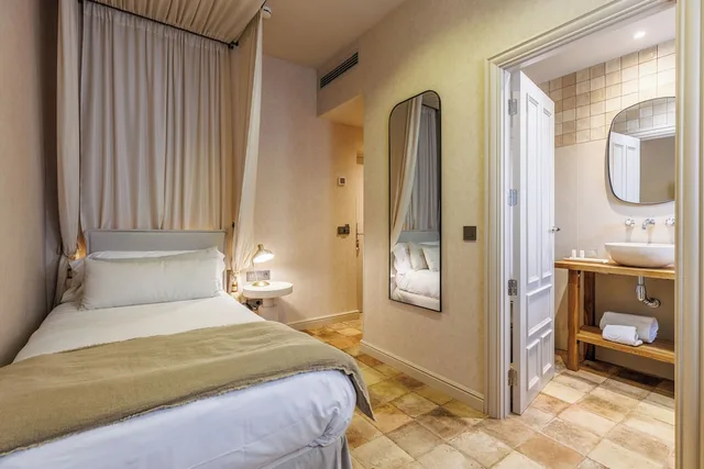 غرفة بإطلالة على الجبل مفردة بسرير فردي، Hotel Hoposa Uyal 3/4