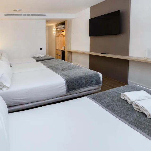غرفة رباعية بسرير فردي، Hotel Sercotel Delfos Andorra 9/10