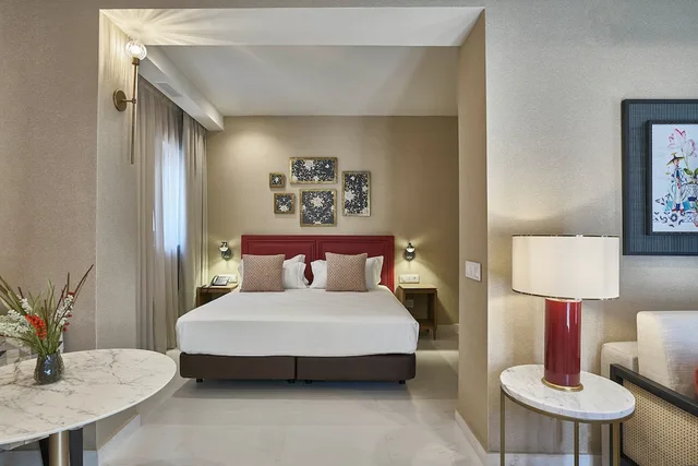 جناح عائلي بسرير كوين مع أريكة في الطابق الأرضي، Vincci Molviedro Suites Apartments 1/6