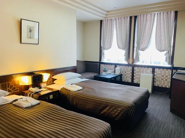 غرفة قياسية بسريرين منفصلين للمدخنين، Hotel Clio Court Hakata 1/5