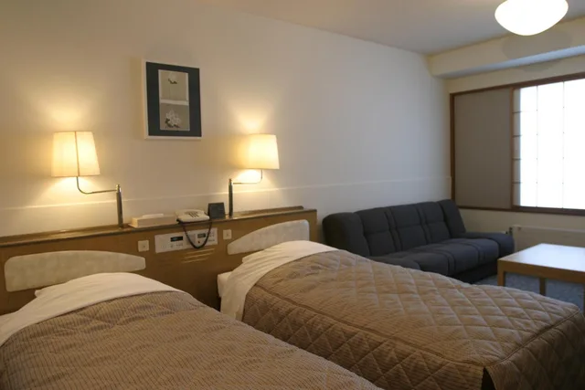 Room, Twin Beds, Madarao Kogen Hotel 3/5