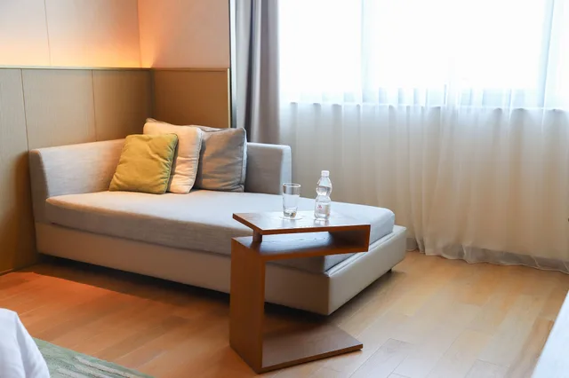 غرفة بسريرين مزدوجين بإطلالة على البحيرة، Wuxi Marriott Hotel Lihu Lake 3/4