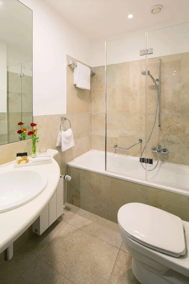 غرفة قياسية بسريرين منفصلين، Eden Hotel Wolff 4/4