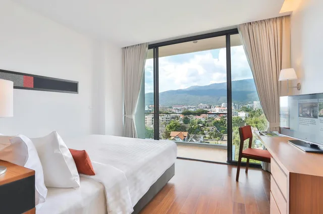 غرفة ديلوكس بإطلالة على الجبل، Eastin Tan Hotel Chiang Mai 1/10