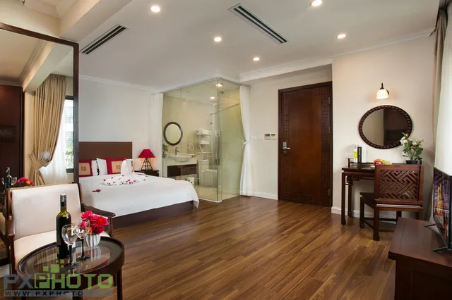 جناح سيغنتشر بسرير كوين، Au Coeur D Apos Hanoi Boutique Hotel 4/7