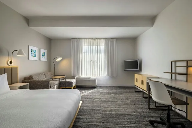 استوديو بسرير كوين، Towneplace Suites Dayton North 3/9