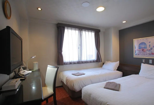 غرفة قياسية بسريرين منفصلين، Shimizu City Hotel 2/2