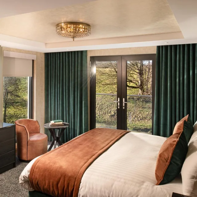 غرفة ديلوكس بسرير مزدوج بشرفة، Brig o Doon House Hotel 6/9