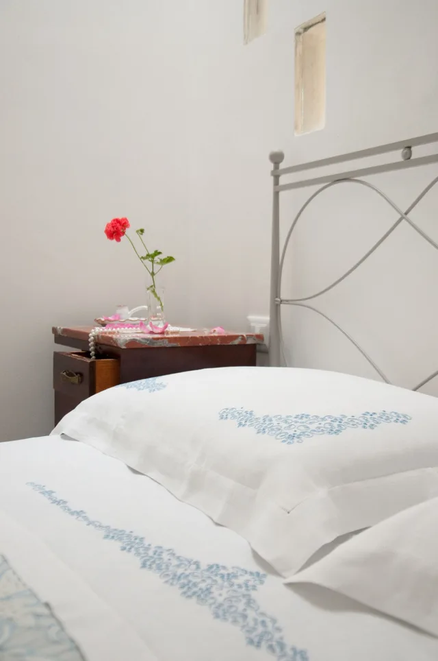غرفة بسرير كوين بإطلالة على الحديقة، Agriturismo Villa Coluccia 4/8