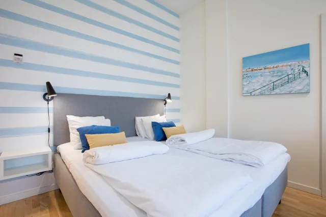 استوديو كومفورت بشرفة في الطابق الأرضي، Apartdirect Hammarby Sjostad 1/2