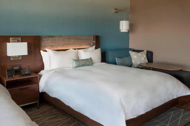 غرفة بسريرين كوين بإطلالة على البحيرة، Buffalo Marriott at LECOM HARBORCENTER 2/3
