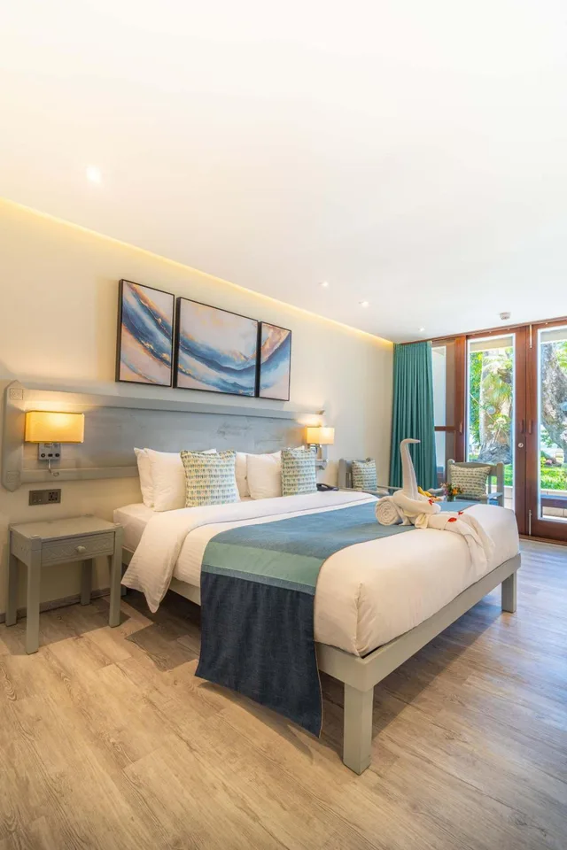 غرفة بسرير مزدوج أو سريرين منفصلين بإطلالة، Baobab Beach Resort 6/10