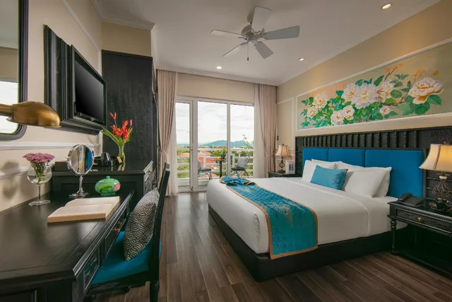 غرفة متصلة عائلية بسرير فردي وسريرين كينج، Golden Holiday Hoi An Hotel 1/1