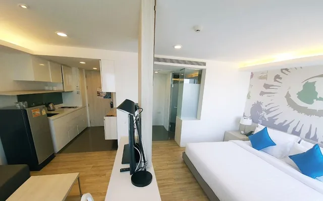 غرفة ديلوكس بسريرين منفصلين بشرفة، The Idle Hotel & Residence 9/10