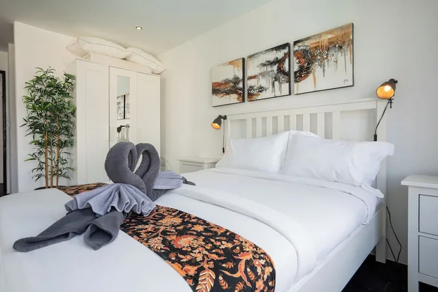 شقة بسرير كينج وسرير كوين بإطلالة على المسبح بغرفتي نوم، Sai Naam Lanta Residence 1/6