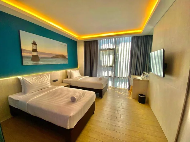 غرفة سوبيريور بسريرين منفصلين، Lighthouse Hotel Semporna 1/1