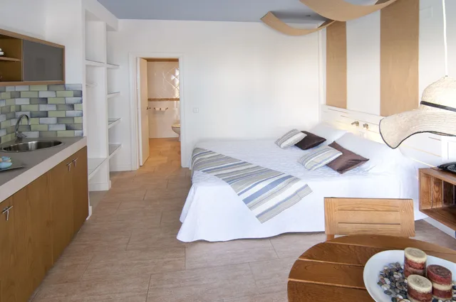 استوديو اقتصادي بسريرين منفصلين بشرفة، Apartamentos Castavi 2/3