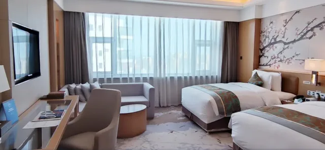 غرفة تنفيذية بسريرين منفصلين، Howard Johnson Xiangyu Plaza Linyi 1/1