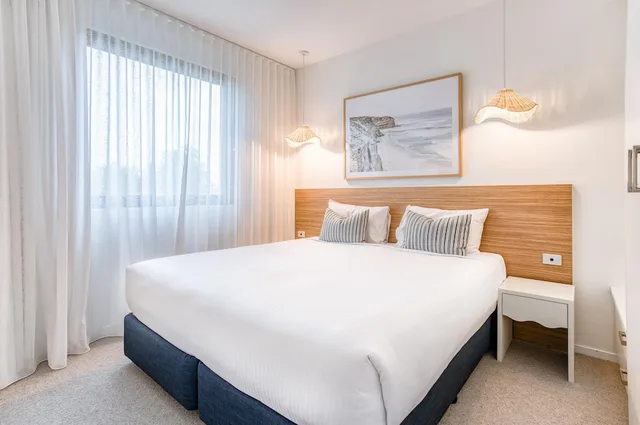 شقة بسرير كينج بإطلالة على المتنزه بغرفة نوم واحدة، Oaks Vue Suites Geelong 1/8