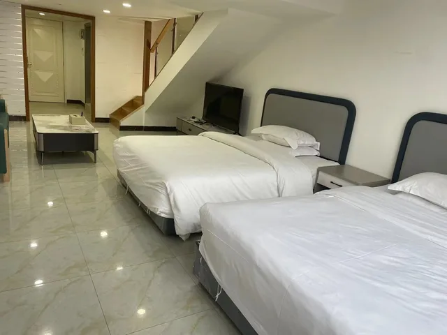 دوبلكس ديلوكس بسرير كوين وسريرين مزدوجين، Yoyo International Apartment 3/10