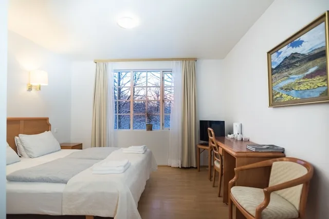 غرفة قياسية بسرير مزدوج، Laxnes Hotel 1/2