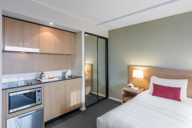 شقة استوديو بسرير كوين، Nesuto Parramatta Apartment Hotel 1/7
