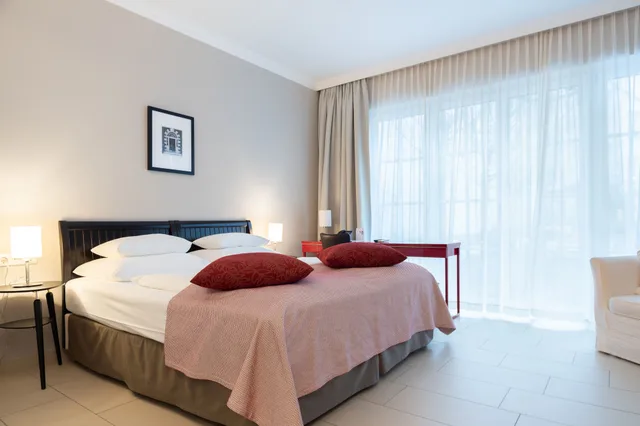 غرفة سوبيريور بسرير كينج بإطلالة على الحديقة مع أريكة، Hotel Spiess Spiess Appartement Pension 2/10