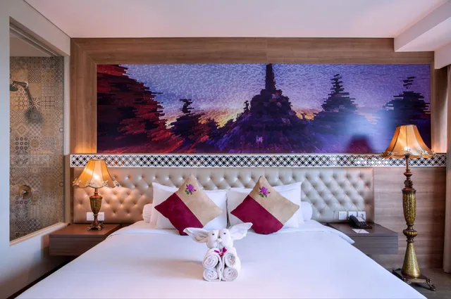 غرفة ديلوكس بسرير كينج وسرير كوين، Grand Mercure Yogyakarta Adi Sucipto 6/8