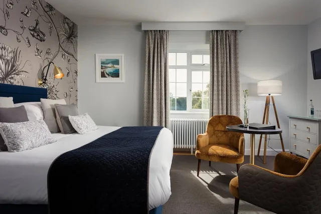 غرفة سيغنتشر بسرير مزدوج، Budock Vean Hotel 7/9