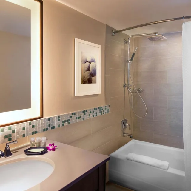 غرفة تقليدية بسريرين مزدوجين بحوض استحمام لذوي الإعاقة، The Westin Fort Lauderdale Beach Resort 2/3