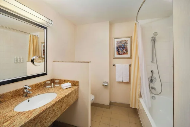 غرفة ديلوكس بسرير كينج مع أريكة، Courtyard By Marriott Prague City 4/5
