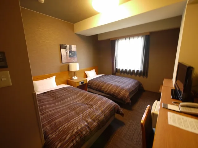 غرفة بسريرين منفصلين، Hotel Route Inn Tokonameekima 2/6