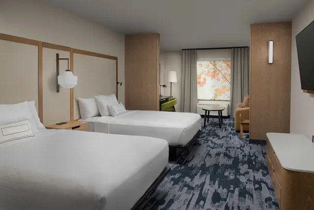 غرفة بسريرين كوين، Fairfield Inn & Suites by Marriott Aberdeen 1/3