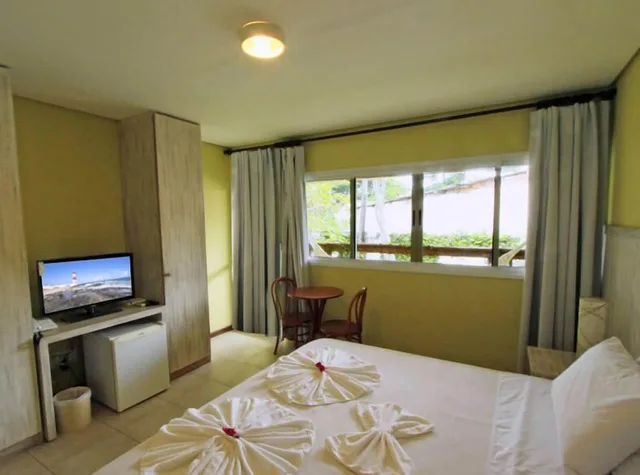 شقة تنفيذية بسرير مزدوج، Farol de Itapuã Praia Hotel 1/3