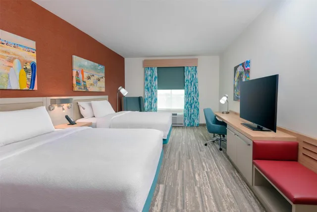 غرفة بسرير كوين بإطلالة لذوي الإعاقة، Hilton Garden Inn Cape Canaveral near Cocoa Beach 2/3