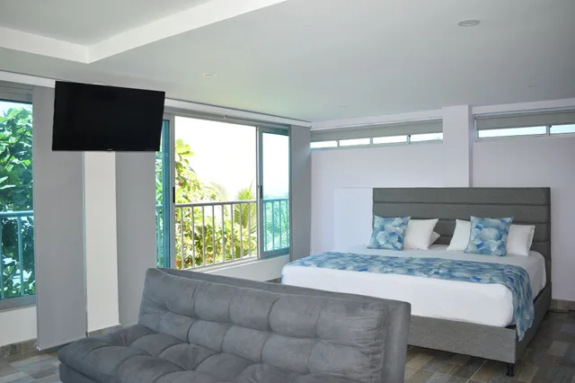 غرفة فاخرة بسرير مزدوج، Santorini Casablanca 3/9