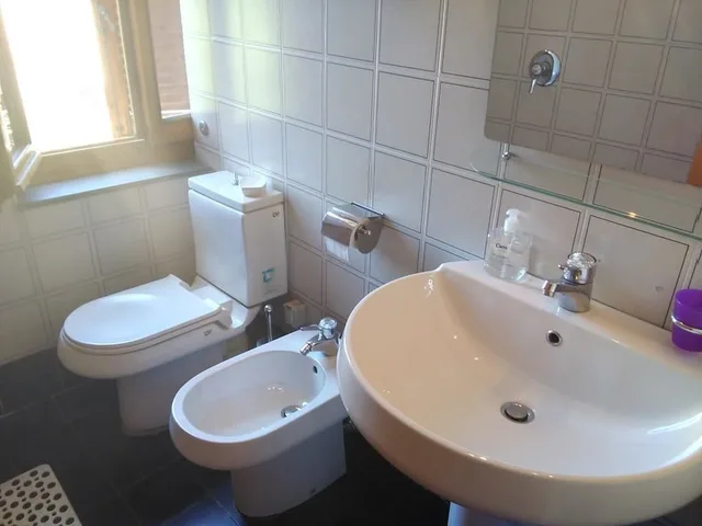 غرفة بسرير مزدوج أو سريرين منفصلين، Albergo Villa Sorriso 4/5