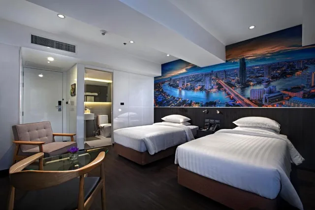 غرفة قياسية بسرير مزدوج أو سريرين منفصلين، Galleria 12 Sukhumvit Bangkok by Compass Hospitality 4/5