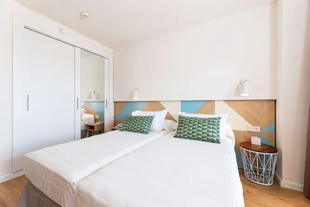 جناح بسريرين منفصلين بشرفة، Js Portocolom Suites 4/10