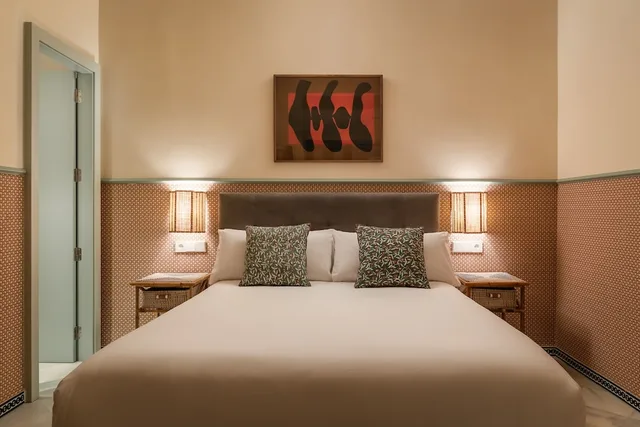 غرفة أساسية بسرير كوين، Hotel Abril 1/2
