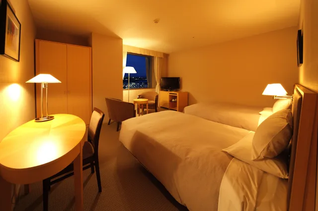 غرفة سوبيريور بسريرين منفصلين، Oarks Canal Park Hotel Toyama 4/6