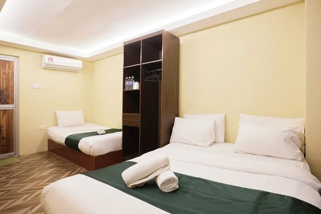 غرفة عائلية بسرير كوين وسرير فردي، Fast Hotel Setapak Near Tunku Abdul Rahman UMT KL 1/10