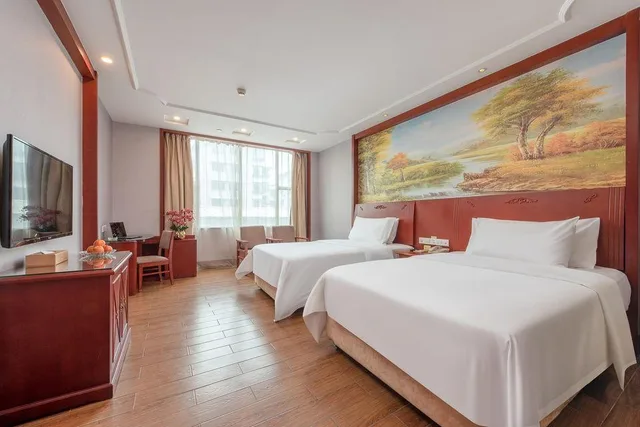 غرفة قياسية بسريرين، Venus International Hotel Guangzhou Jiaokou Metro Station 1/1