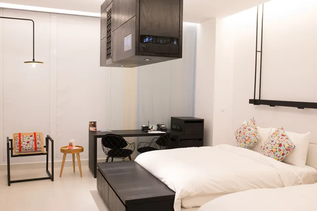 غرفة ديلوكس رباعية بسريرين مزدوجين، The Place Tainan 2/10