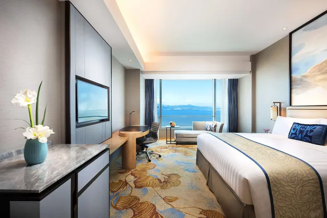 Horizon, Club, King Bed, Sea View، Shangri La Xiamen 3/10