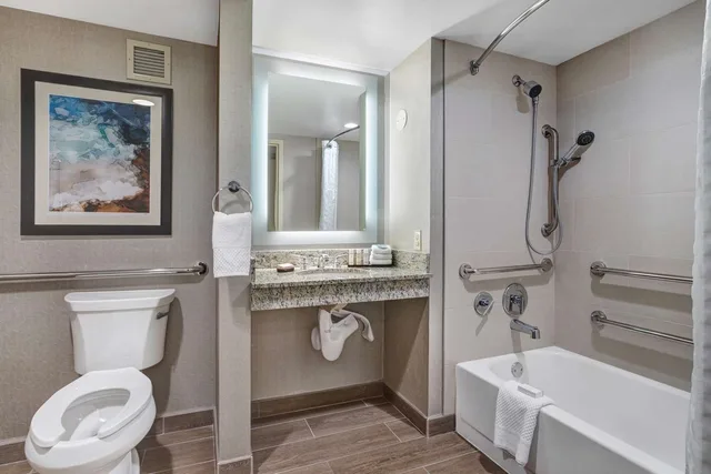Room, King Bed, Accessible, Embassy Suites by Hilton Seattle Bellevue 3/4